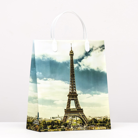 Пакет "Полдень в Париже", мягкий пластик, 26 x 23 см, 100 мкм