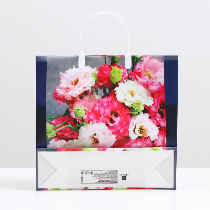Пакет "Flowers", мягкий пластик, 30 x 30 см, 100 мкм