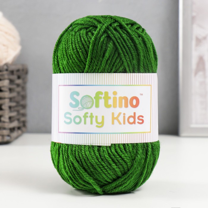 Пряжа 100% акрил Softy Kids 90м ±5м 50 гр цвет 42 хвоя пряжа 100% акрил softy kids 90м ±5м 50 гр цвет 04 цыплёнок 5443675