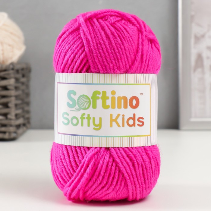 Пряжа 100% акрил Softy Kids 90м ±5м 50 гр цвет 12 тёплый розовый пряжа 100% акрил softy kids 90м ±5м 50 гр цвет 11 персидский розовый