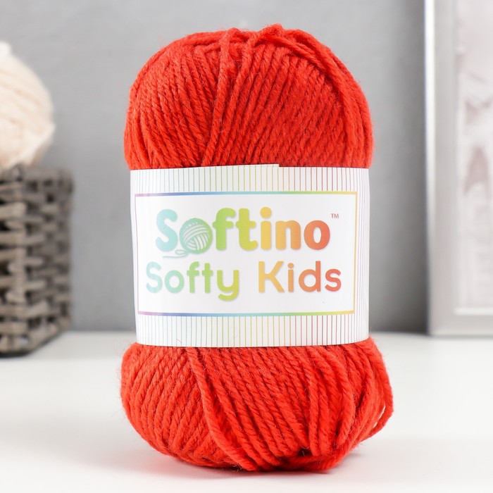 Пряжа 100% акрил Softy Kids 90м ±5м 50 гр цвет 37 гранатовый пряжа 100% акрил softy kids 90м ±5м 50 гр цвет 30 лиловый