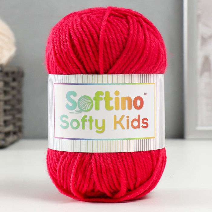 Пряжа 100% акрил Softy Kids 90м ±5м 50 гр цвет 26 розовый закат пряжа 100% акрил softy kids 90м ±5м 50 гр цвет 11 персидский розовый