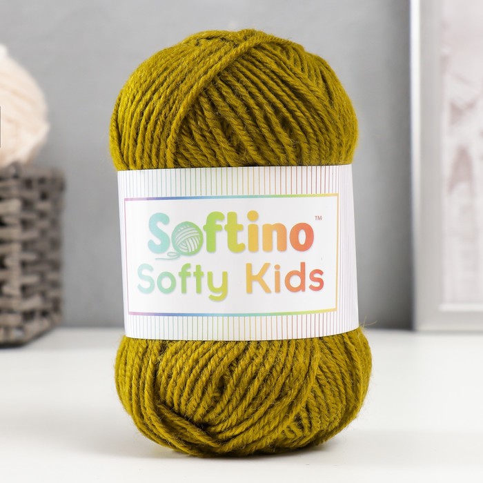 Пряжа 100% акрил Softy Kids 90м ±5м 50 гр цвет 58 умбра пряжа 100% акрил softy kids 90м ±5м 50 гр цвет 40 фисташка