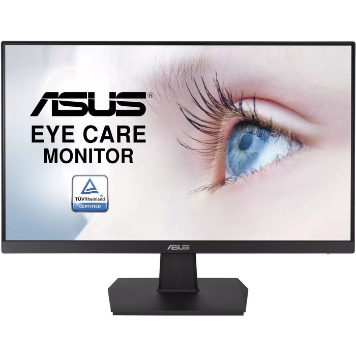 фото Монитор asus va247he, 23.8", va, 1920x1080, 75гц, 5мс, d-sub, hdmi, dvi, чёрный