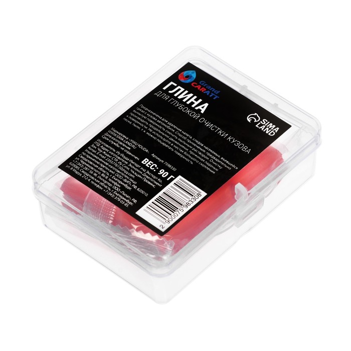 

Глина для глубокой очистки кузова, Grand Caratt, 90 г, оранжевый