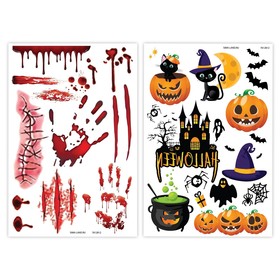 

Набор тату на Halloween, 2 листа в наборе