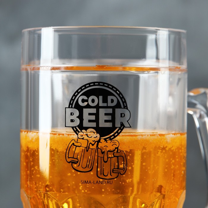 Пивная кружка охлаждающая Cold BEER, 420 мл