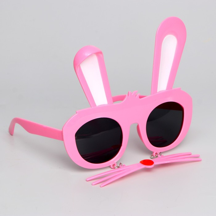 Карнавальные очки «Заяц» с усиками