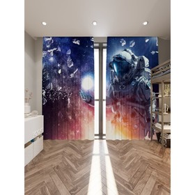 

Фотошторы «Космическая миссия», размер 150 × 260 см, димаут