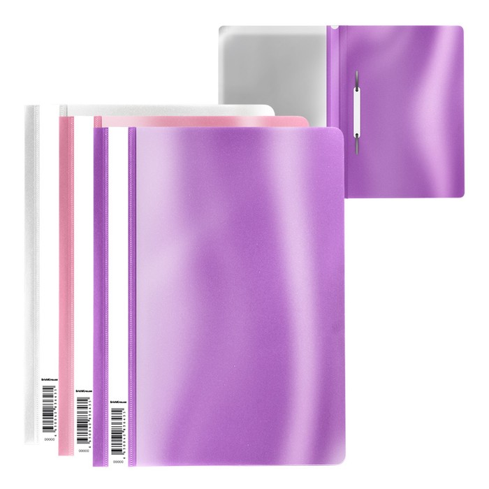 

Папка-скоросшиватель A4, ErichKrause "Glossy Candy", пластиковая, МИКС