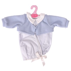 

Одежда для кукол и пупсов 40-45 см, жакет голубой, боди-комбинезон, чепчик