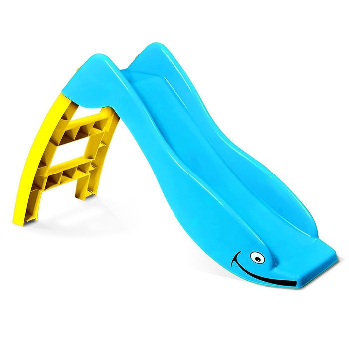 фото Горка «дельфин», цвет голубой, жёлтый palplay