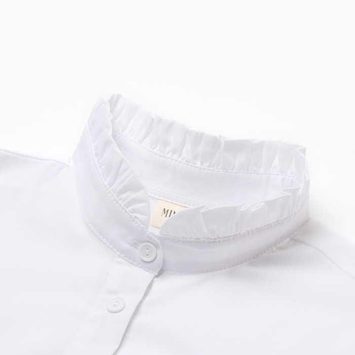 Блузка для девочки MINAKU, цвет белый, рост 158 см