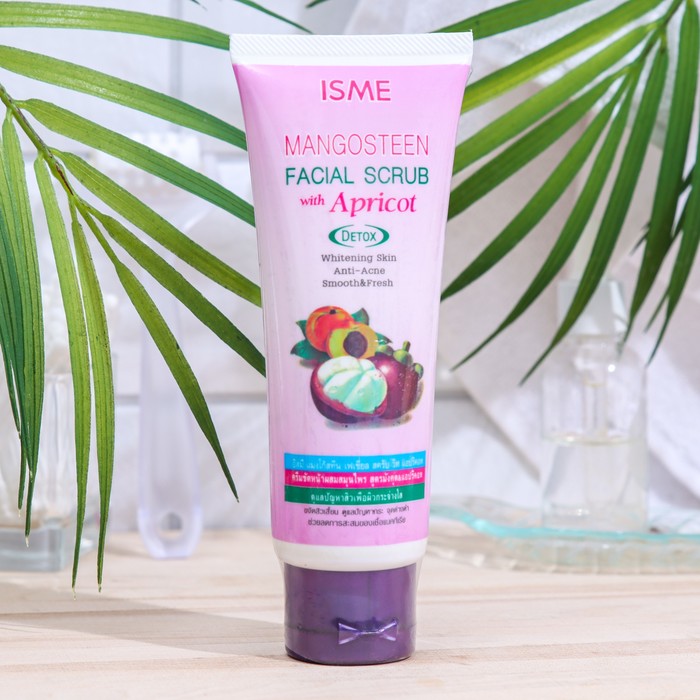 Скраб для лица Isme с экстрактом мангустина и абрикосовой косточкой, 100 мл