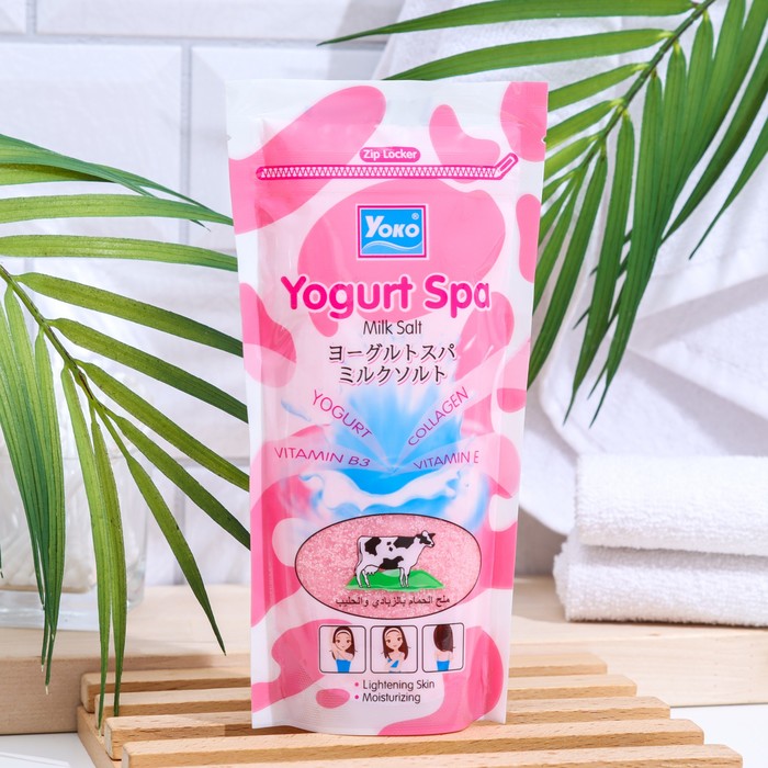 Скраб для тела солевой Yoko с молоком и йогуртом, 300 г