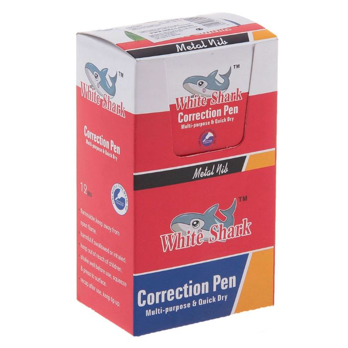 Корректор-карандаш 7мл металл наконечник на основе растворителя JIANG TAO МИКС