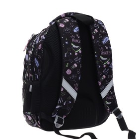 

Рюкзак школьный GoPack Education Cool princess, 39 х 29,5 х 12 см, эргономичная спинка