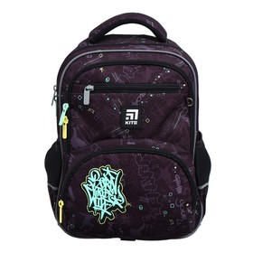 

Рюкзак школьный Kite Education Born to Win, 38 х 29 х 16 см, эргономичная спинка, серый