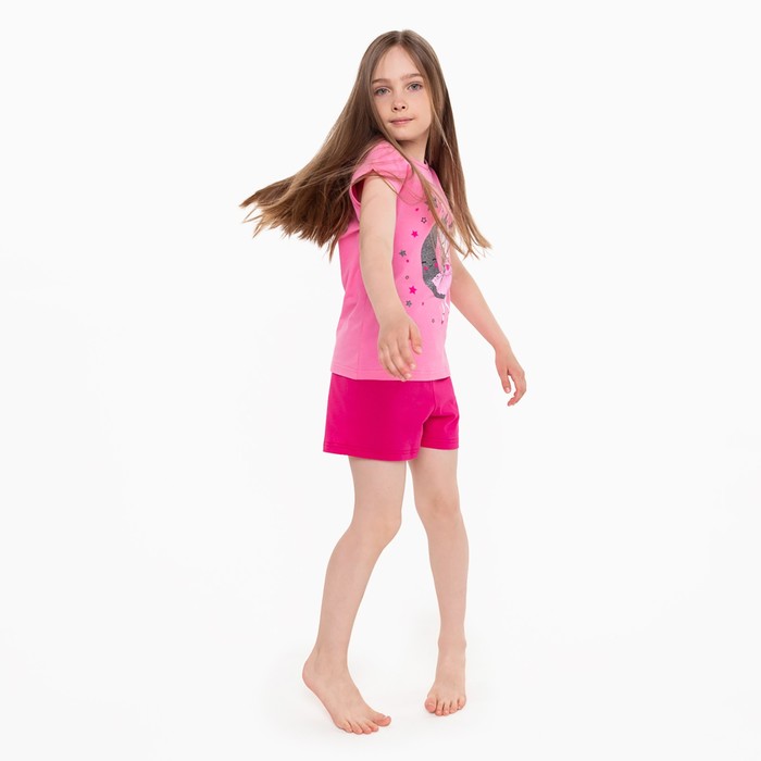 

Пижама для девочки, цвет розовый/фуксия, рост 116 см