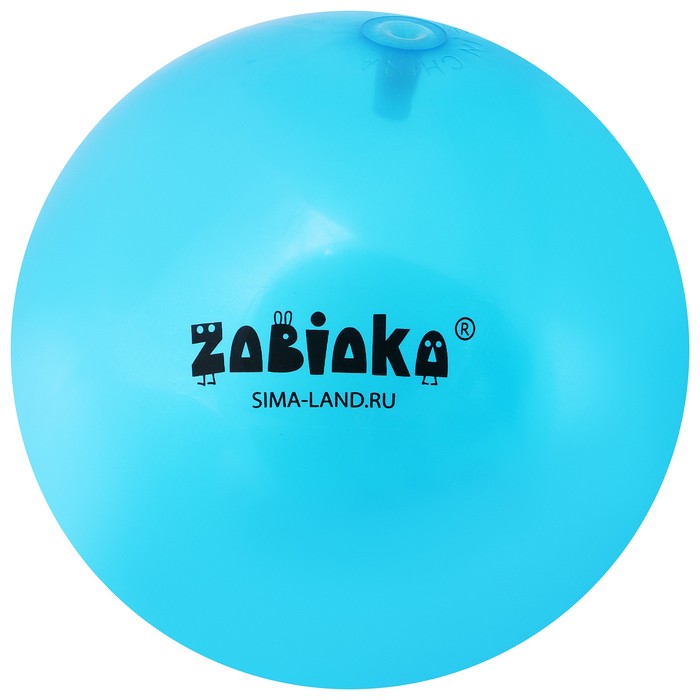 фото Мяч детский zabiaka «монстрик», d=22 см, 60 г, цвет голубой