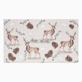 

Полотенце "Этель" Deer and bumps 40х73 см, 100% хл, саржа 190 гр/м2