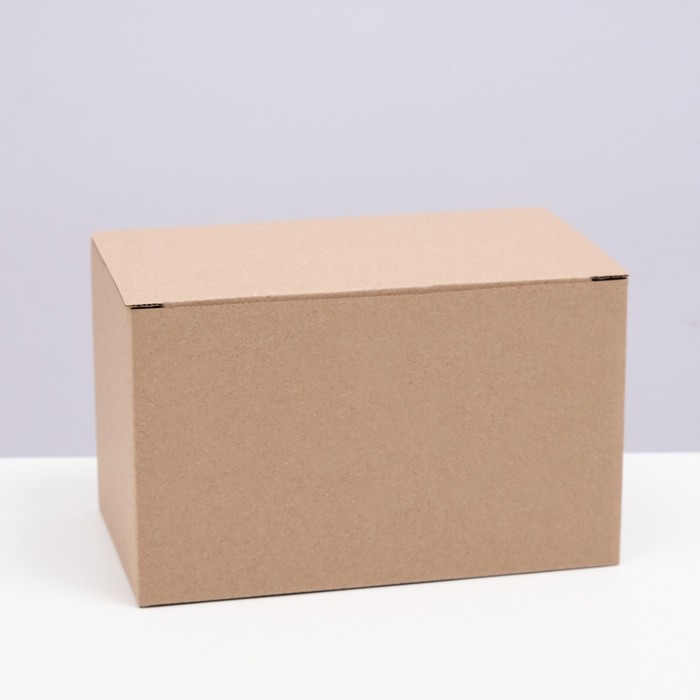 Коробка складная, бурая, 20 х 12 х 12 см коробка складная бурая с ручками 60 х 40 х 40 см