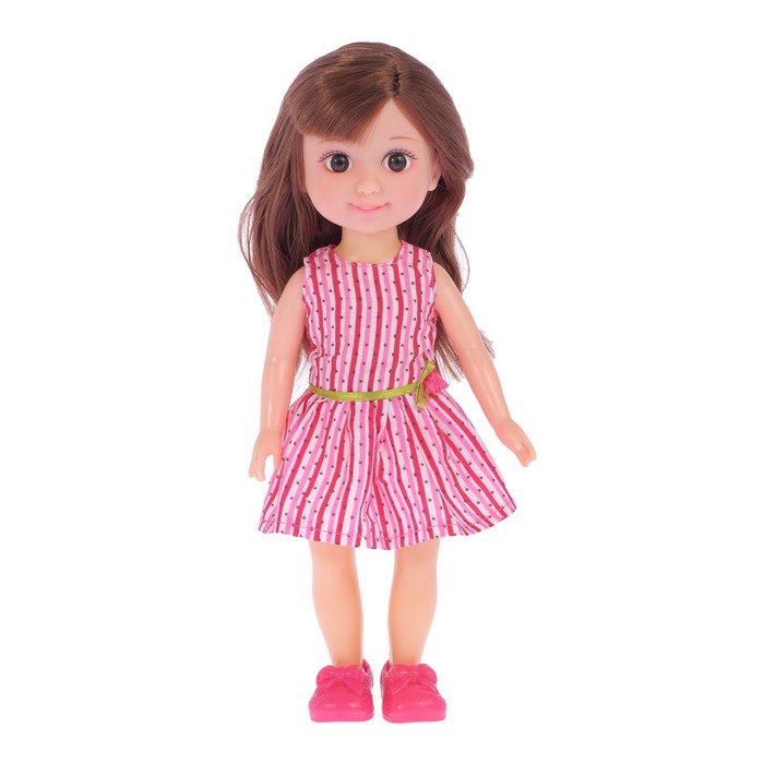 Кукла «Алина», платье в полоску