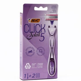 Станок для бритья женский BIC Click 5 + 2 сменные кассеты