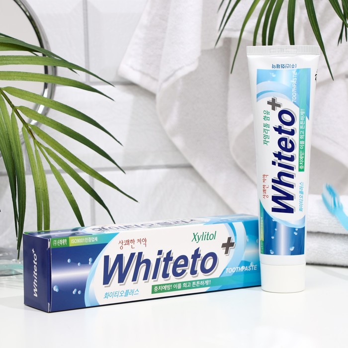 Зубная отбеливающая паста White TO Plus Toothpaste, 150 г зубная отбеливающая паста white to plus toothpaste 150 г