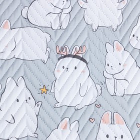 

Покрывало "Этель" 1,5 сп Cute rabbits, 145х210см, микрофибра