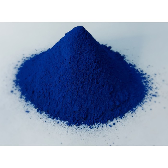 Пигмент, неорганический, железоокисный, цвет синий железоокисный пигмент 0 8 кг белый