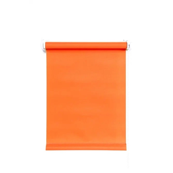 Рулонная штора LETO, 60х160 см, цвет оранжевый