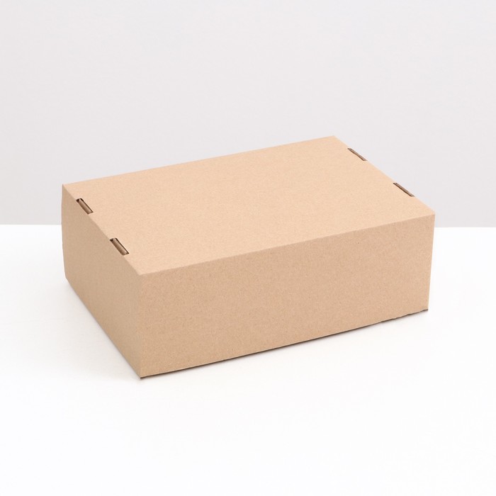 Коробка складная, крышка-дно 24 х 17 х 9 см, бурая коробка складная крышка дно белая 24 х 17 х 8 см