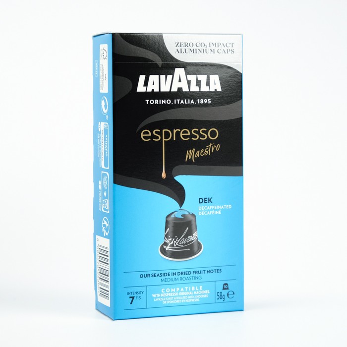 Кофе в капсулах, LAVAZZA ESPRESSO DEK, 58 г