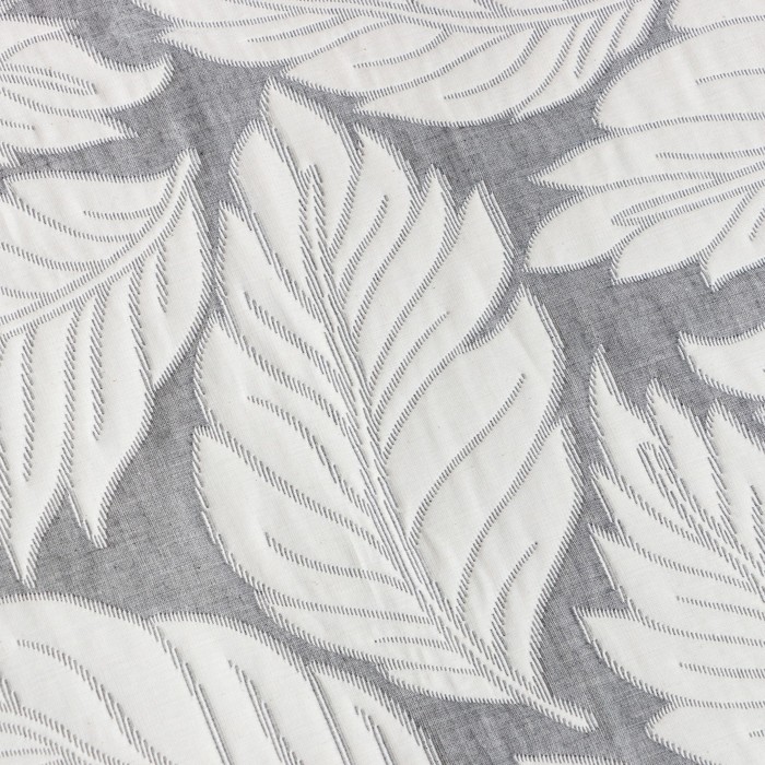 

Покрывало хлопковое Этель «Листопад» 220х240±5 см, цвет серый, 100%хлопок, 300гр/м2