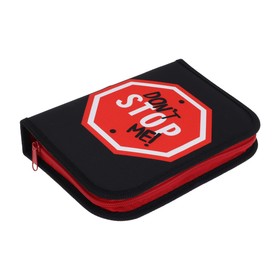

Пенал 3 секции, вкладка внутри Calligrata, Stop, 140 х 210, ткань