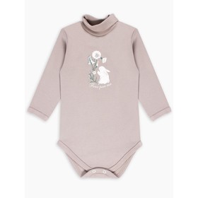 

Боди-водолазка Le Fleur, рост 74 см, цвет мокко
