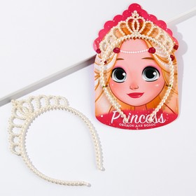 Ободок для волос 'Princess', корона, 16 х 23 см Ош