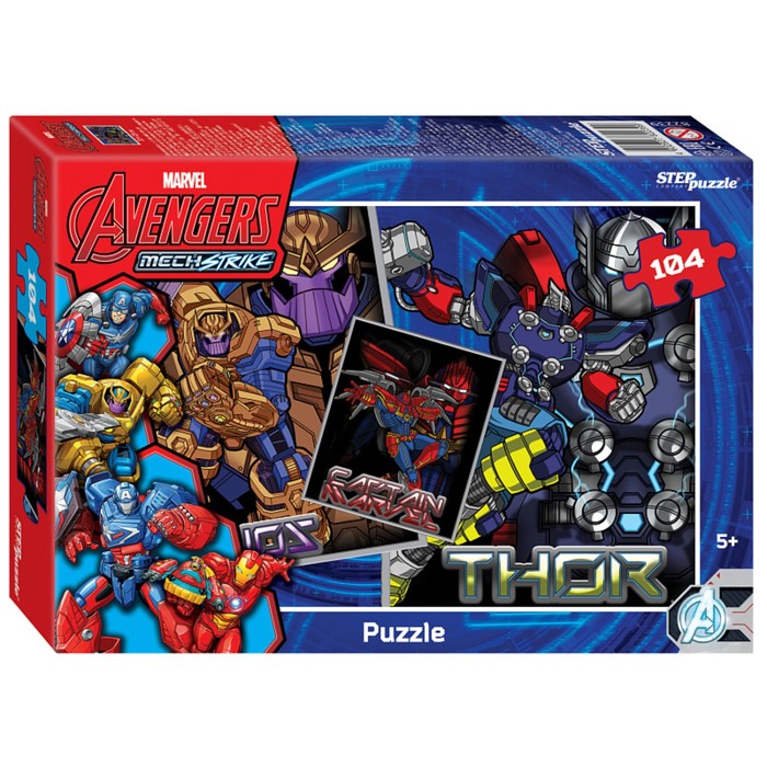 

Пазл Avengers MECH Strike, 104 элемента