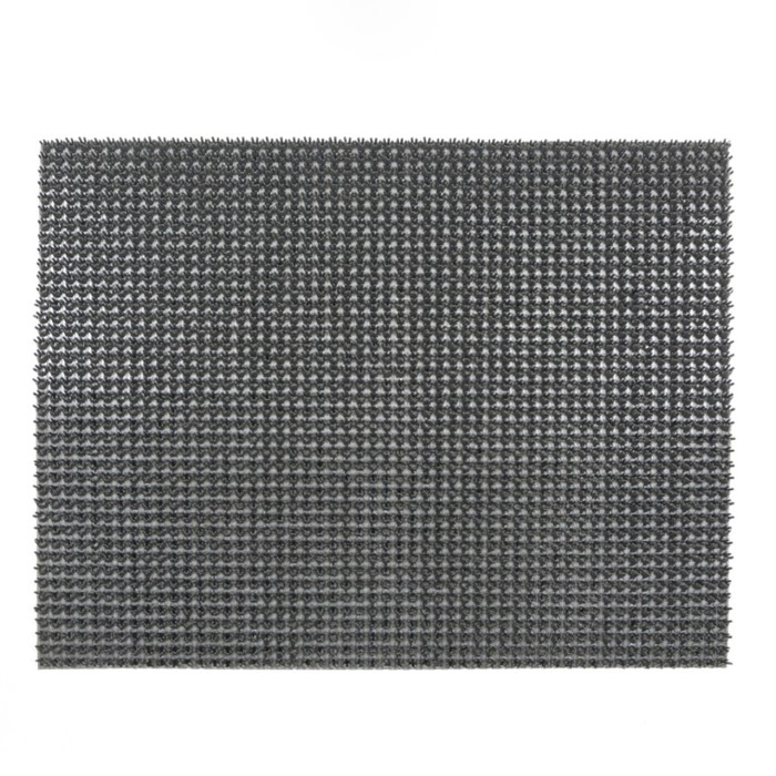 Коврик-щетинка Sunstep, 45х60 см, цвет серый металлик коврик sunstep riff 60х90 см цвет серый