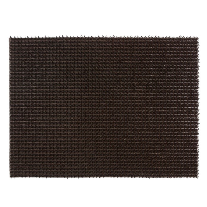 фото Коврик-щетинка sunstep, 45х60 см, цвет тёмно-коричневый