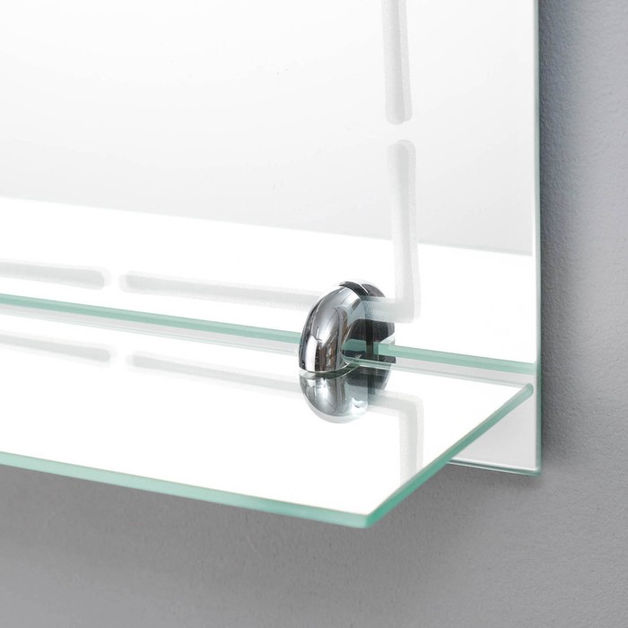 

Зеркало "Арка с полкой", настенное, 80х50 см