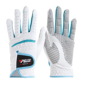 

Перчатки для гольфа PGM, женские, пара, противоскользящие, овчина, размер 17