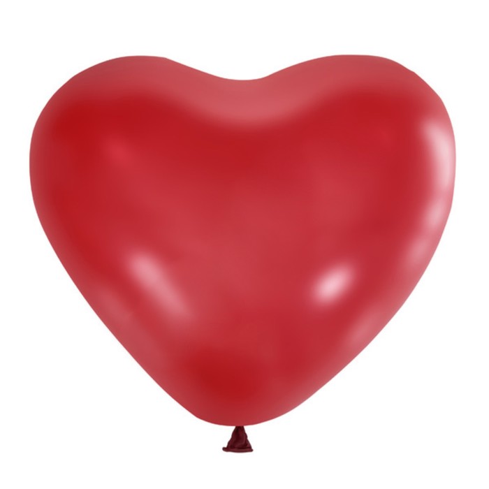 фото Шар латексный 12" «сердце» cherry red, набор 50 шт. latex occidental