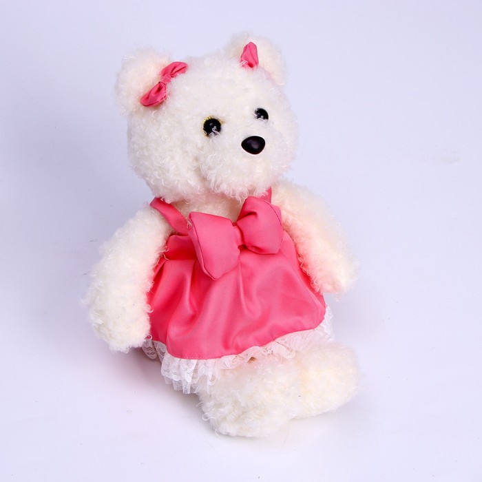 Мягкая игрушка «Медведица», цвета МИКС мягкая игрушка медведица миднайт 16 см m103