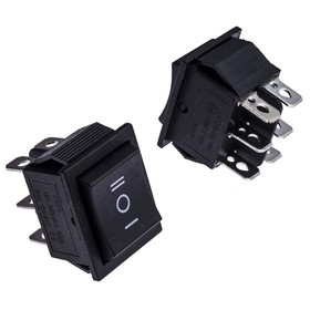 

Клавишный переключатель RUICHI KCD4-203-C6-B/6P, ON-OFF-ON
