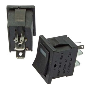 

Клавишный переключатель RUICHI MIRS-101-3, ON-OFF с красным светодиодом, 1.8 В