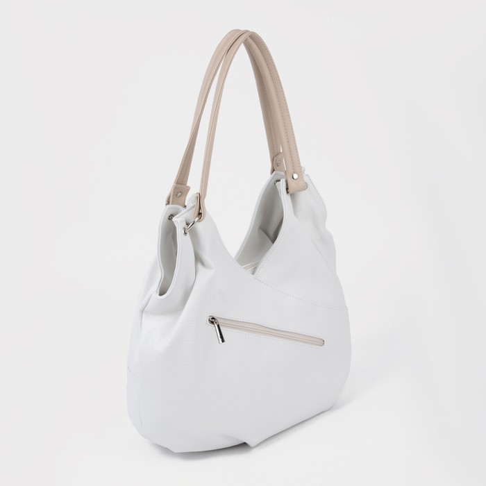 

Сумка-мешок на молнии, цвет белый