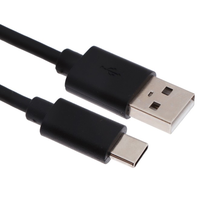 Кабель Belsis BW1439, Type-C - USB, 2 А, 2,0 м, быстрая зарядка, передача данных, черный кабель usb type c belsis 2 0 а быстрая зарядка 1 м белый