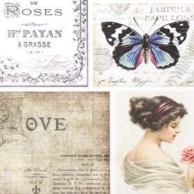 

Декупажная карта "Леди" плотность 45г/м2 формат А4